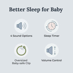 Yogasleep Sea Soother four-sound options for infant relaxation