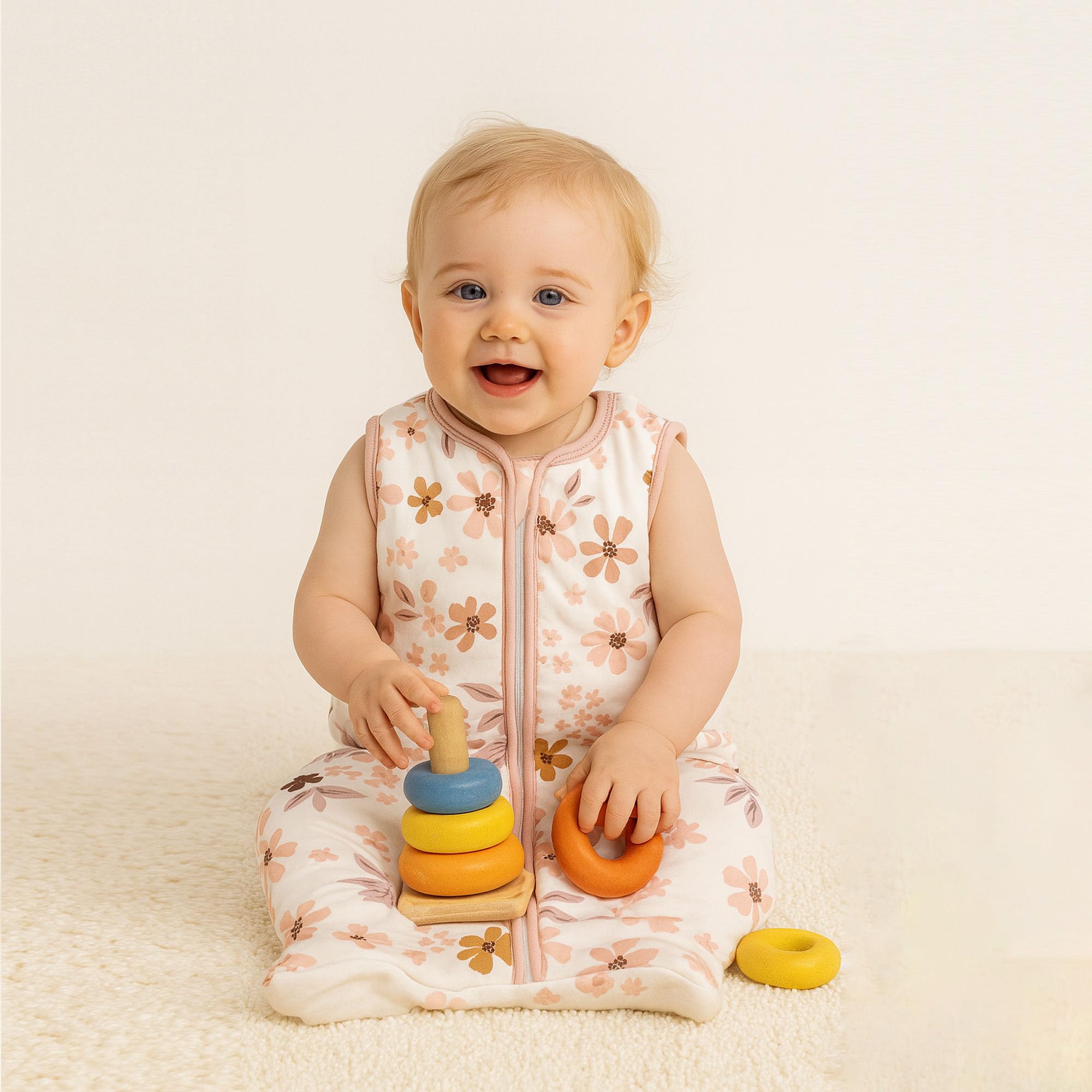 YOHKOH sleep sack in use demonstrates snug, secure wear