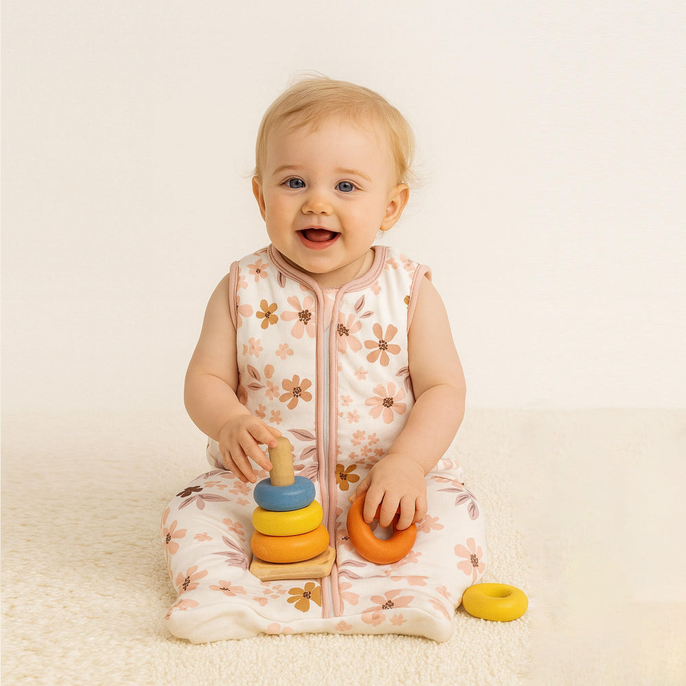 YOHKOH sleep sack in use demonstrates snug, secure wear
