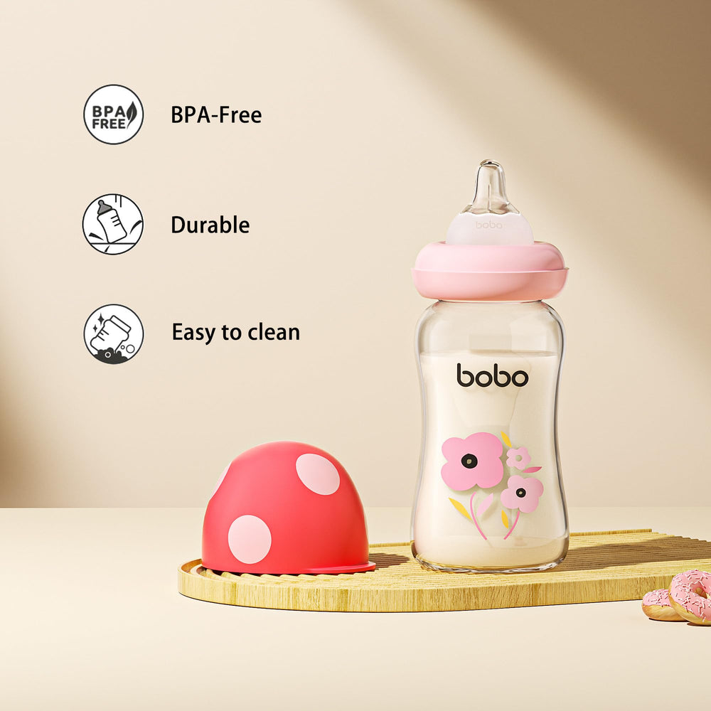 YOHKOH nipple includes pressure valve to balance milk and air.