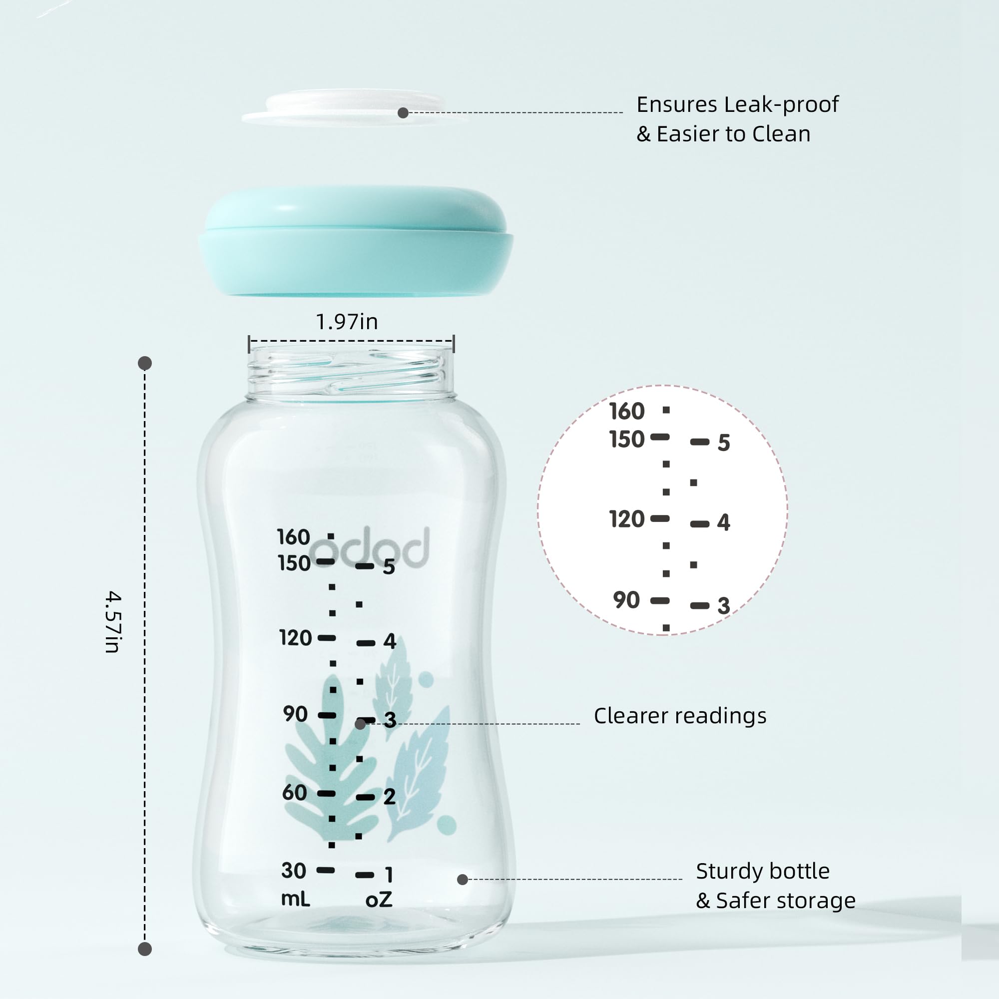 YOHKOH bottle with silicone seal prevents leaks during transport.