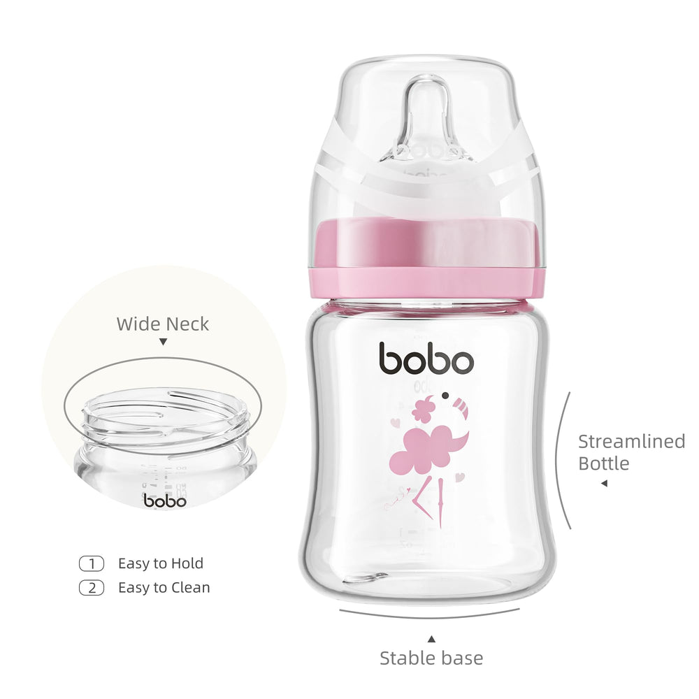 YOHKOH borosilicate glass bottle, durable and BPA-free