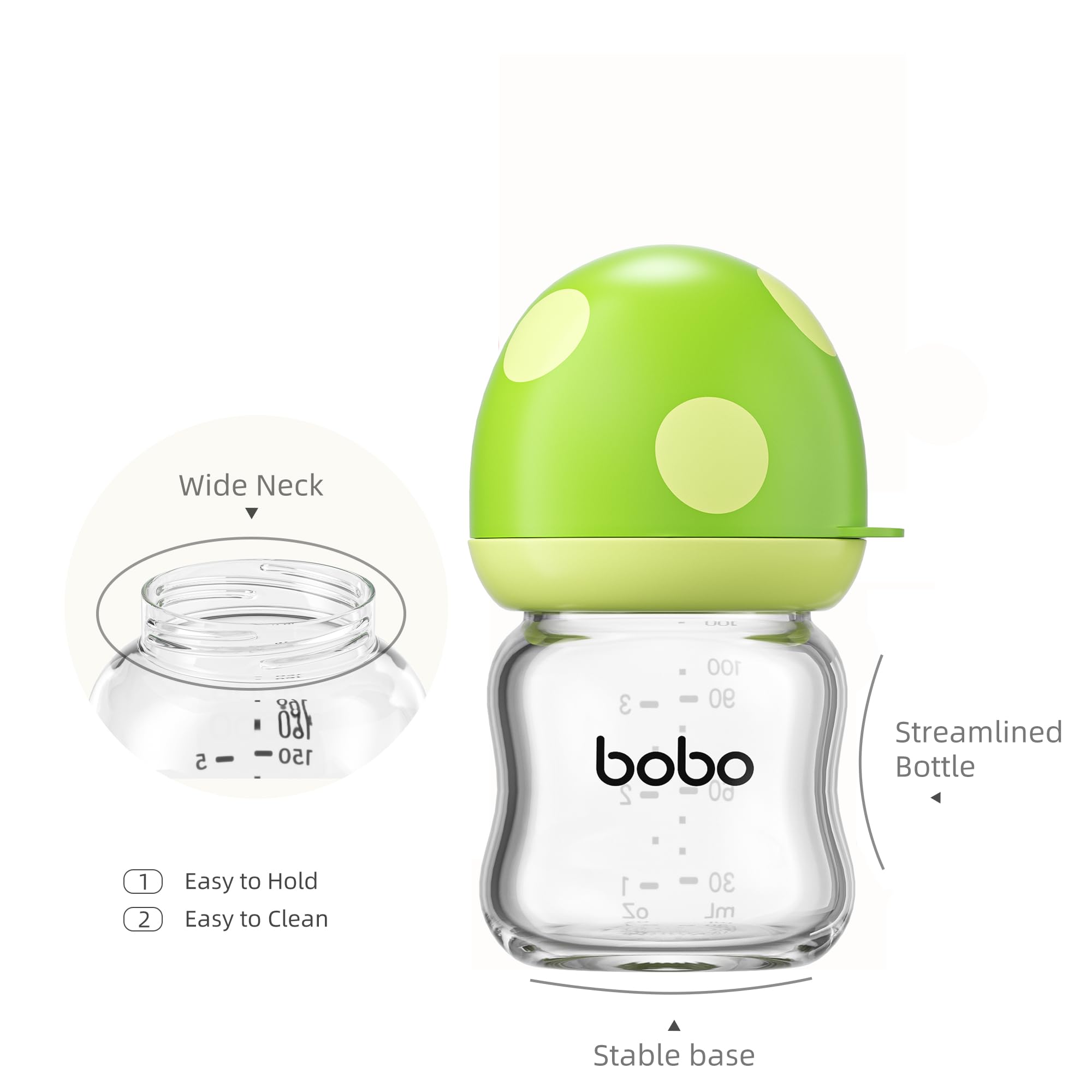 YOHKOH level-1 slow-flow nipple demonstrates smooth milk flow for newborn feeding.
