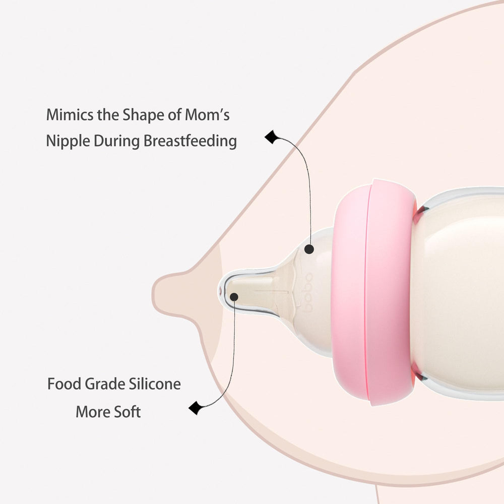YOHKOH Level 2 medium-flow nipple providing steady feeding pace.