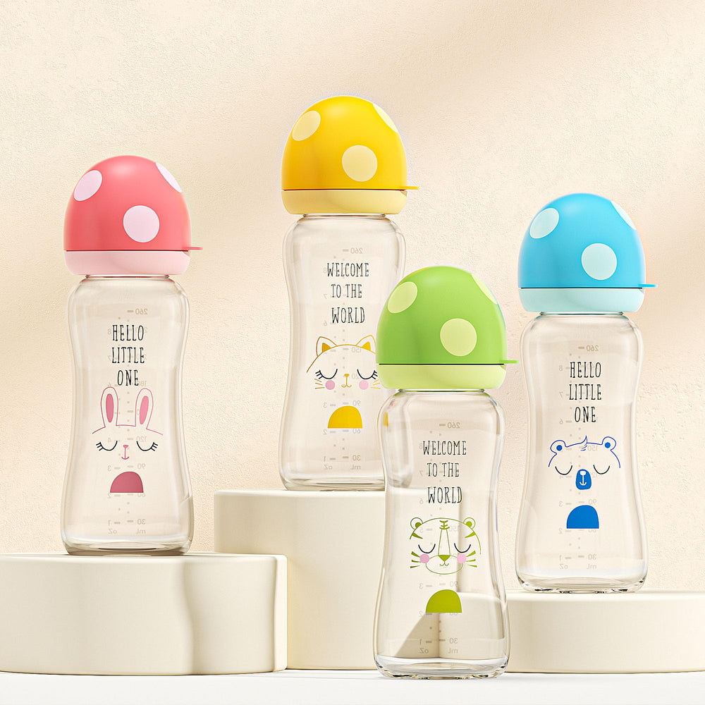 YOHKOH multicolor bottle pattern with durable ink for lasting look.