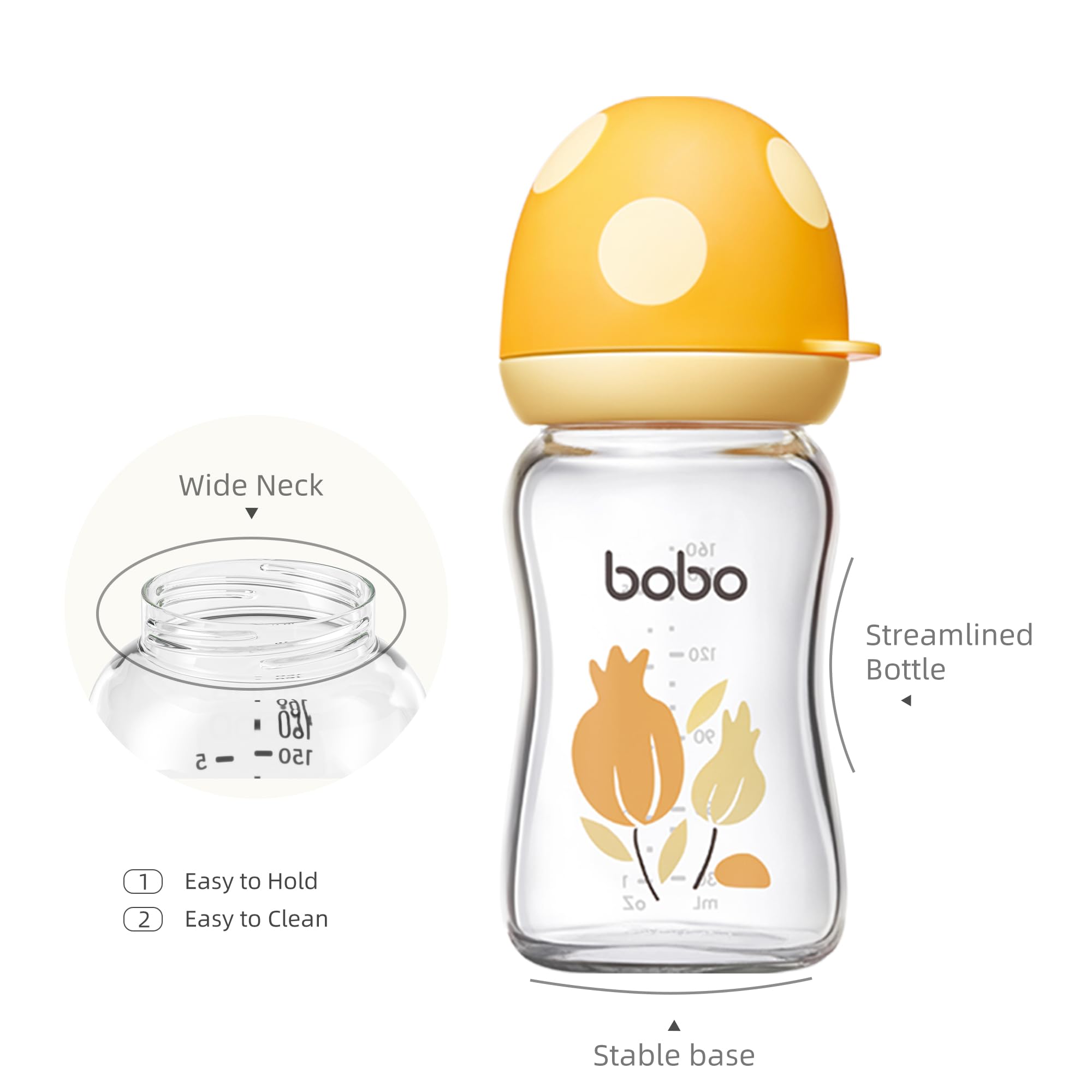 YOHKOH soft silicone nipple supports natural latch and comfortable sucking