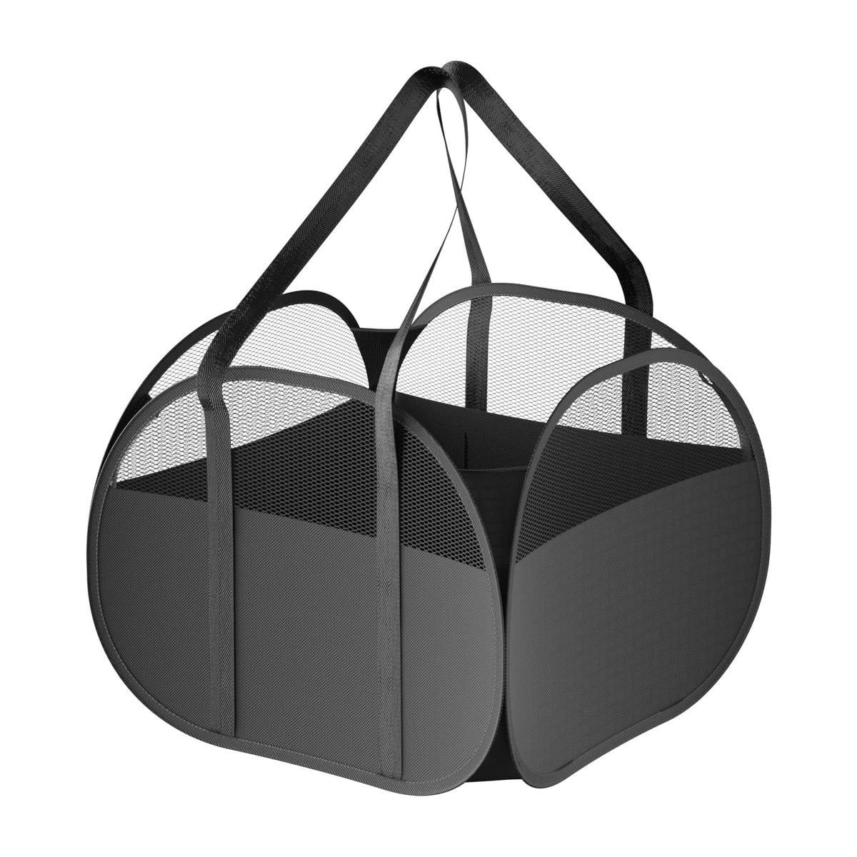 YOHOOLYO 95L toy storage basket in black with ample space for toys.