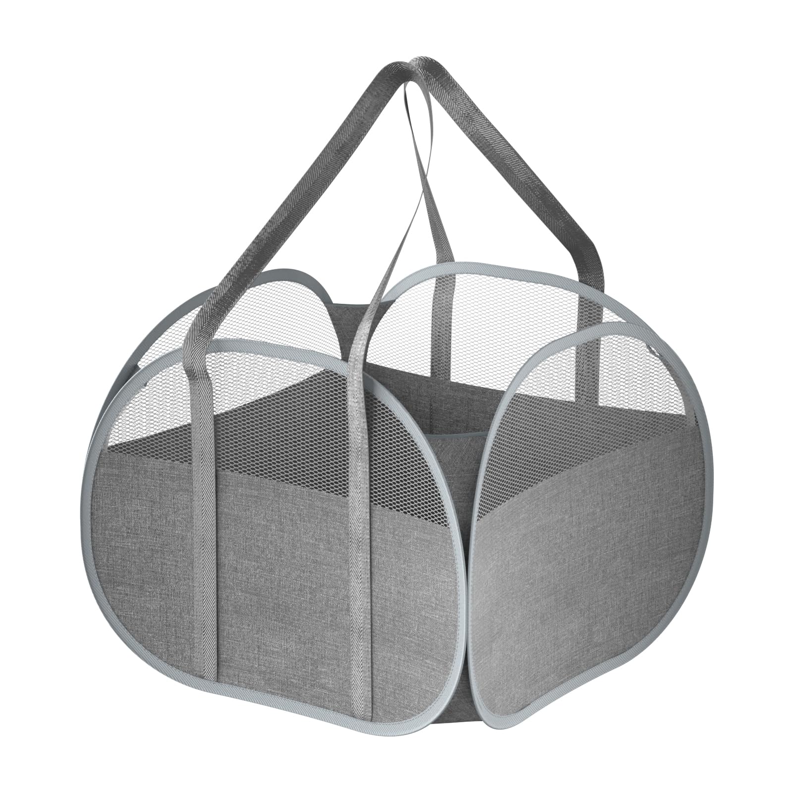 YOHOOLYO 95L toy storage basket, front view, sturdy and spacious for living room toys.