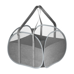YOHOOLYO 95L toy storage basket, front view, sturdy and spacious for living room toys.