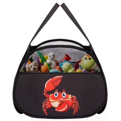 YOHOOLYO 95L jellyfish pattern toy storage basket keeps toys organized and accessible.