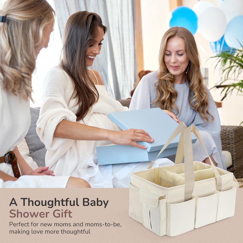 YOHOOLYO car-ready caddy keeps baby essentials organized on outings.