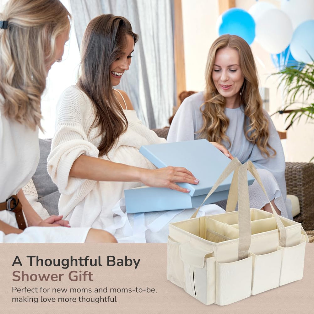 YOHOOLYO car-ready caddy keeps baby essentials organized on outings.