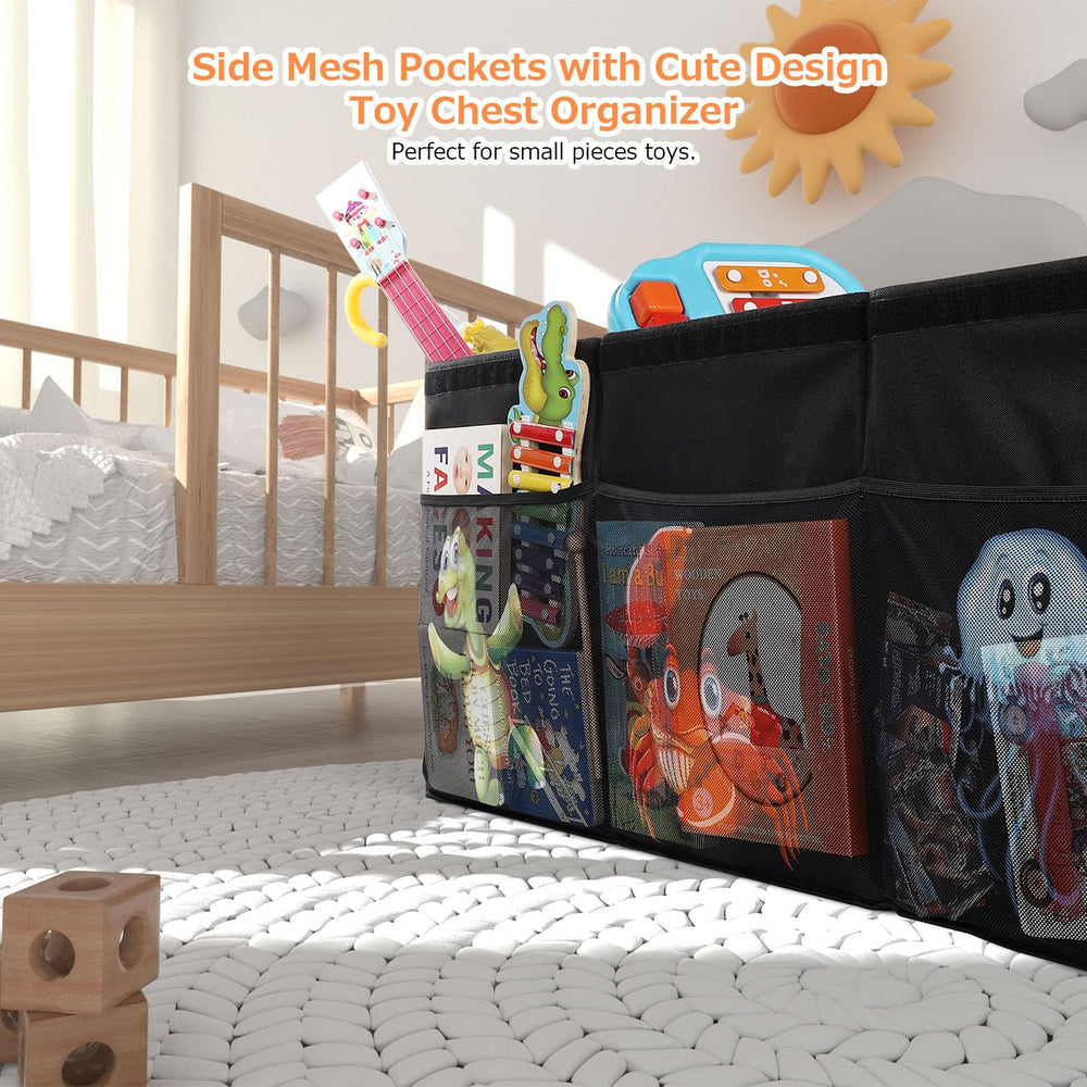 YOHOOLYO adjustable dividers inside customize space for different toys.