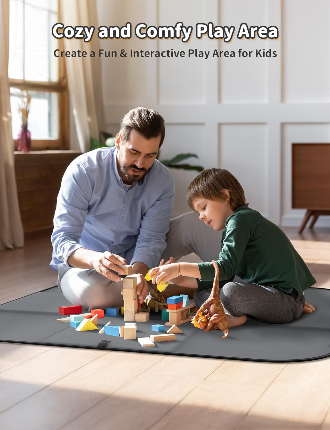 YOHOOLYO durable zipper seals dust out while toys stay organized.