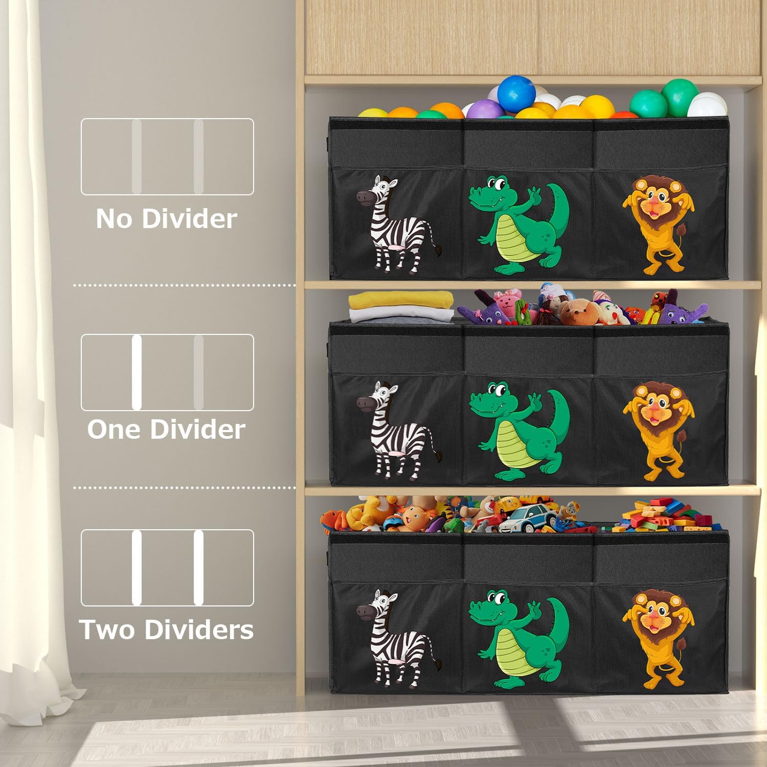 YOHOOLYO toy box bottom plastic board prevents deformation