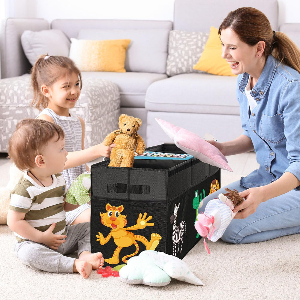 YOHOOLYO toy box in living room keeping play area neat