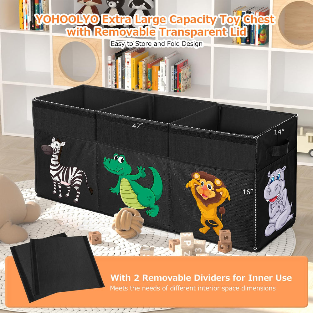 YOHOOLYO toy box made from durable 600D oxford fabric