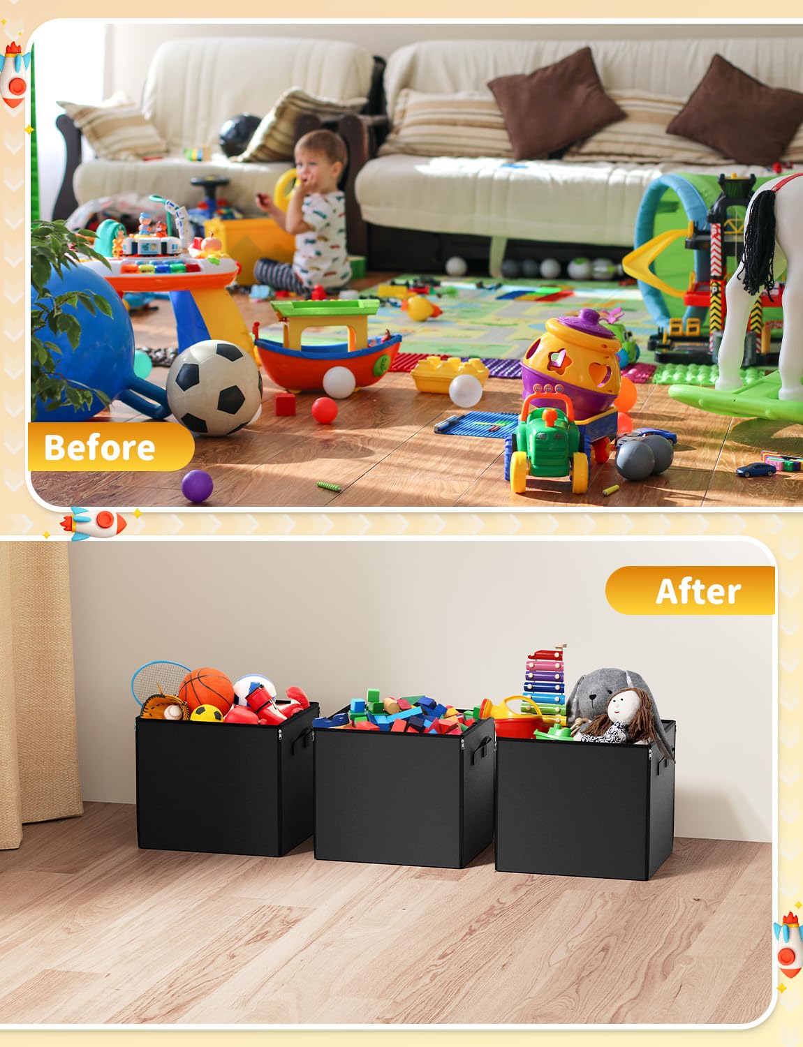 YOHOOLYO quick setup lets playtime start faster after cleanup.