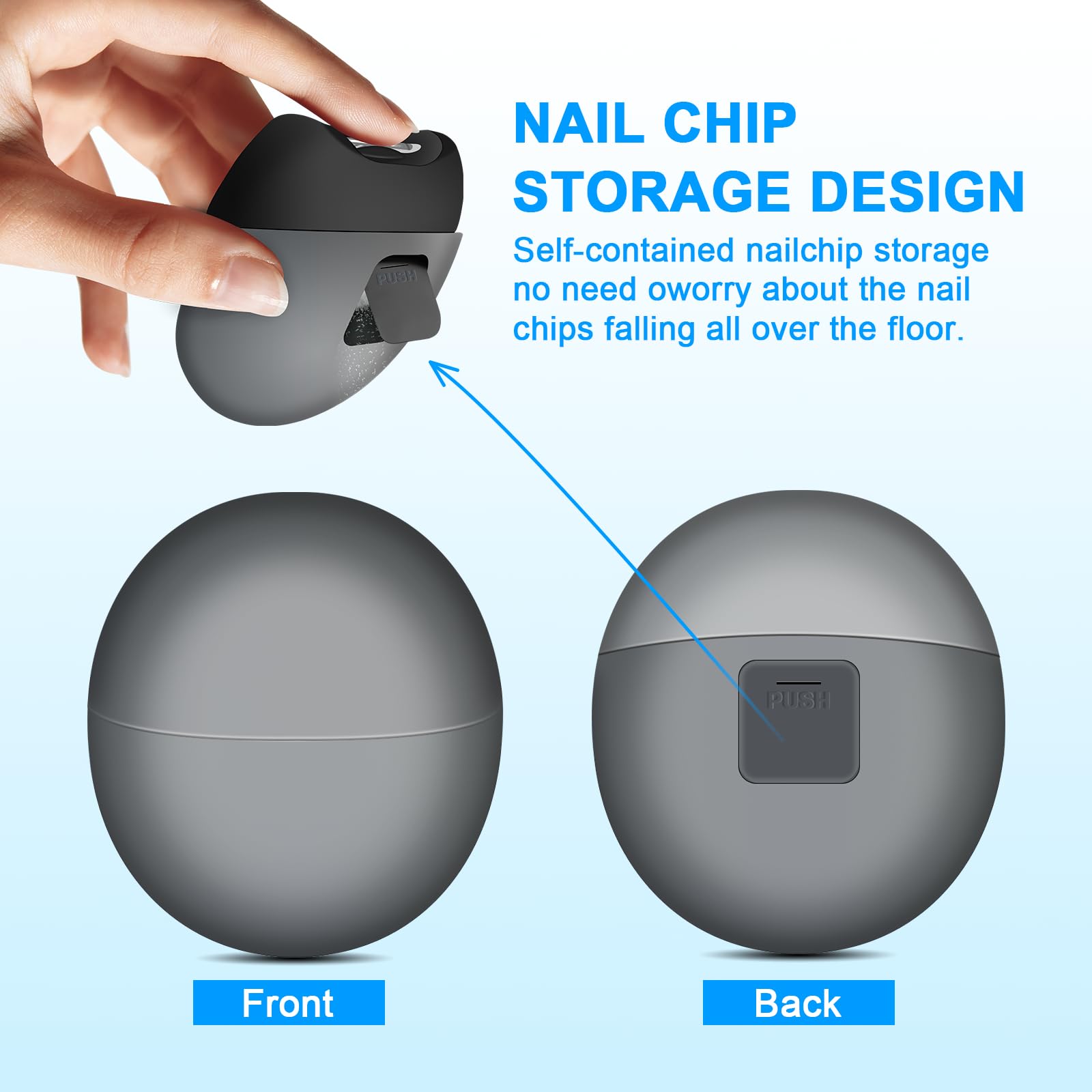 Yoiilifee two-speed nail trimmer offers gentle start and efficient power.