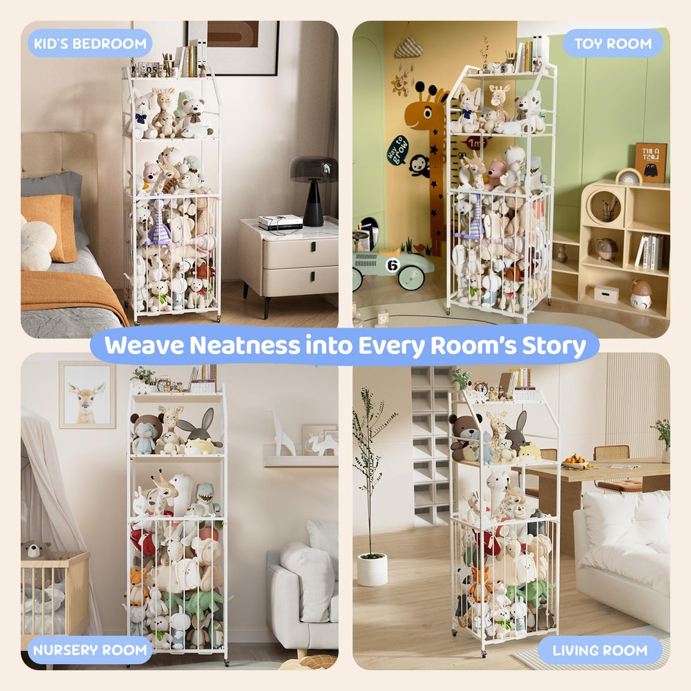 Yoimori ready to assemble storage zoo for bedrooms and playrooms