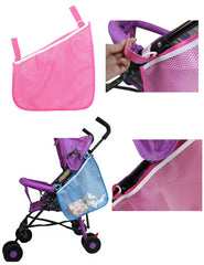 YOLENDAR foldable stroller organizer closeup showing compact storage