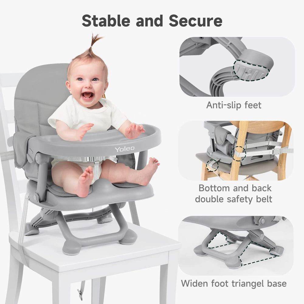YOLEO booster non slip feet stabilize on chairs