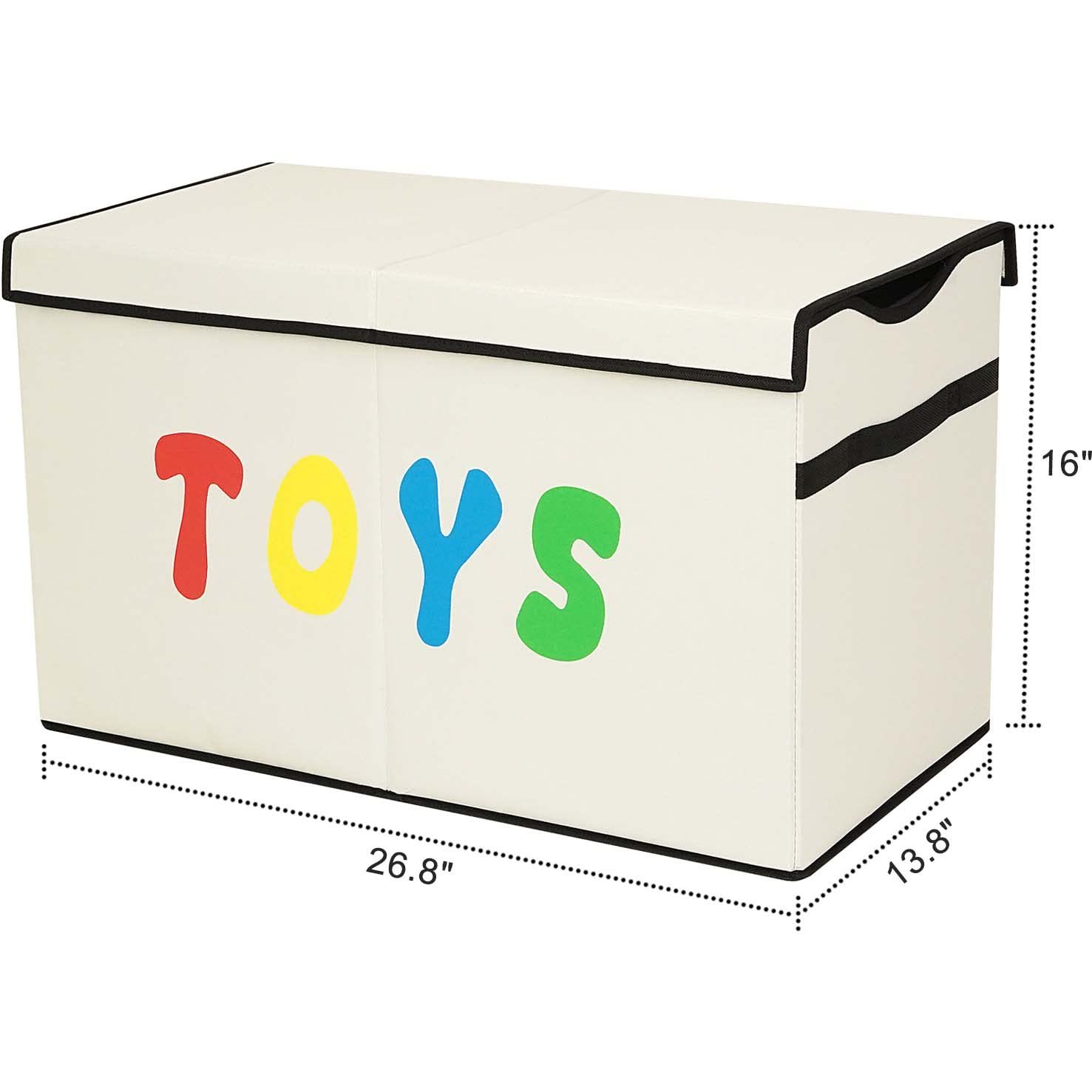 YOLOXO Toy Box Chest large capacity for organized toy storage.
