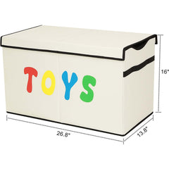 YOLOXO Toy Box Chest large capacity for organized toy storage.