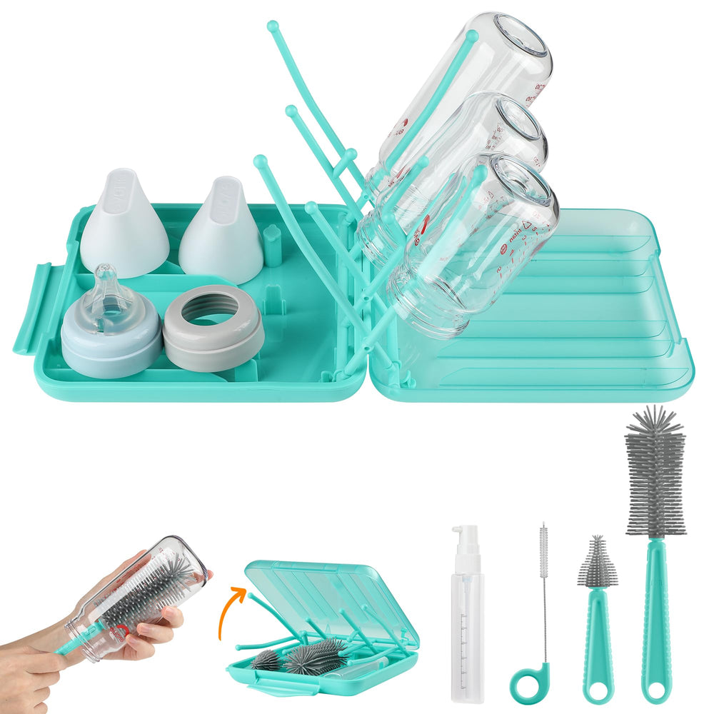 YomauiYee 6-in-1 bottle brush set with bottle brush for thorough cleaning