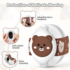 YomauiYee adjustable headband ensures a snug, zero-pressure fit for babies.