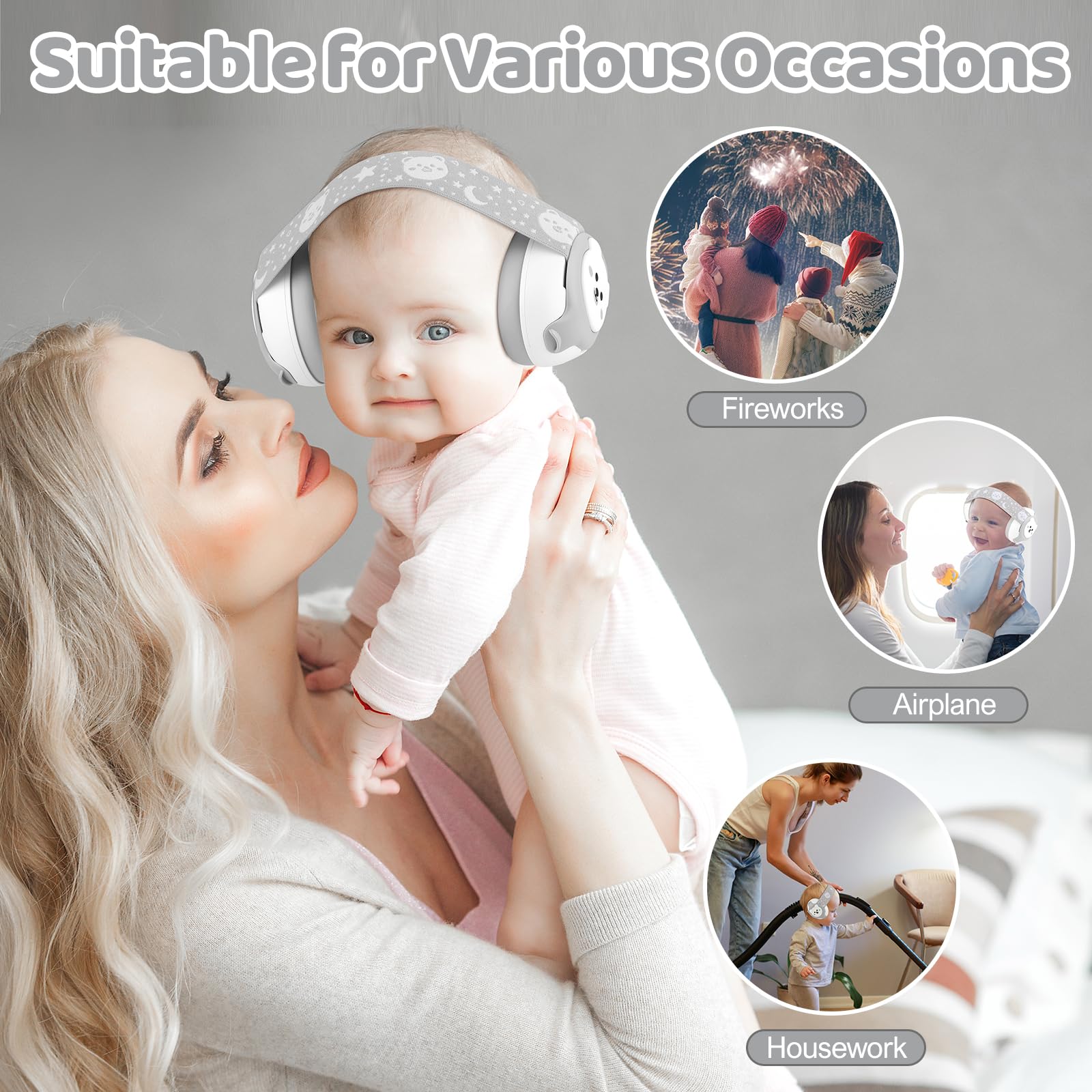 YomauiYee three-position adjustable headband fits different head sizes.