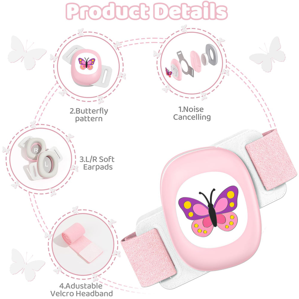YomauiYee infant ear protection features a soft headband for comfortable all-day wear