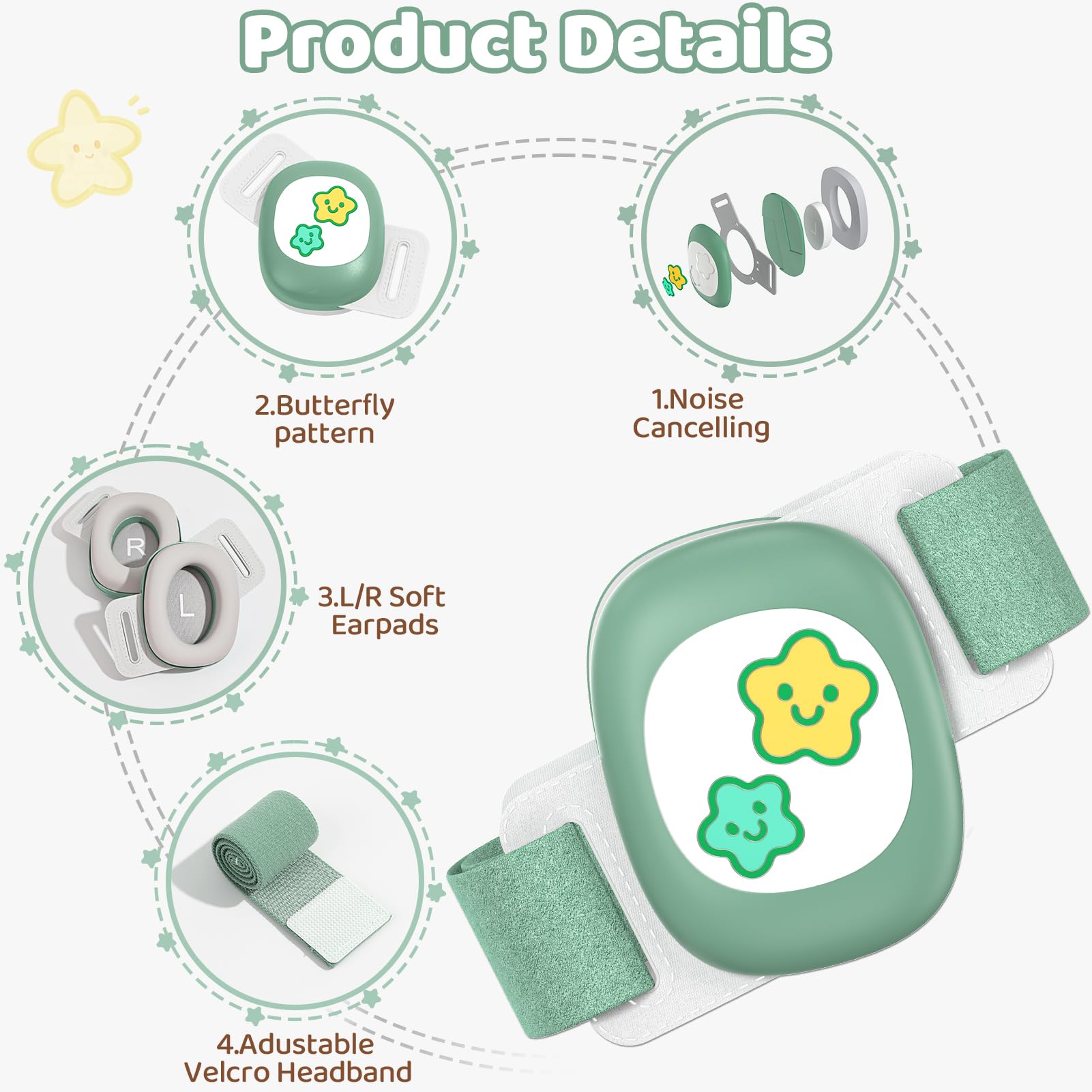 YomauiYee soft headband offers a gentle, pressure-free fit for delicate ears