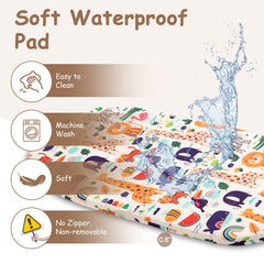 YOMECHEO 1.2 inch sponge pad cushions baby during diaper changes.