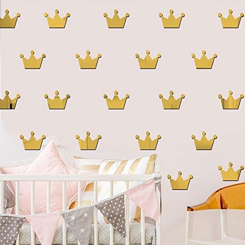 YongPan gold crown decals on smooth surface with easy removal.