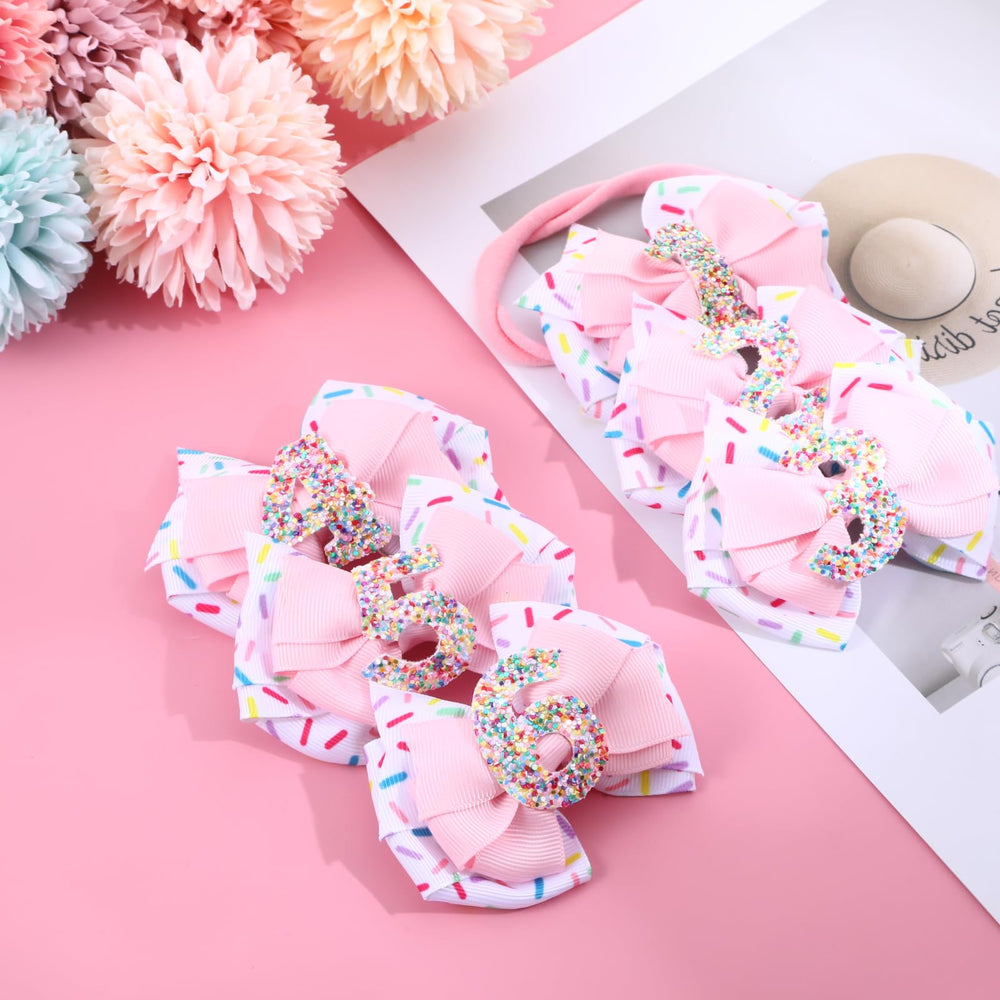 YONHTUTU birthday party decoration bow for table or wall