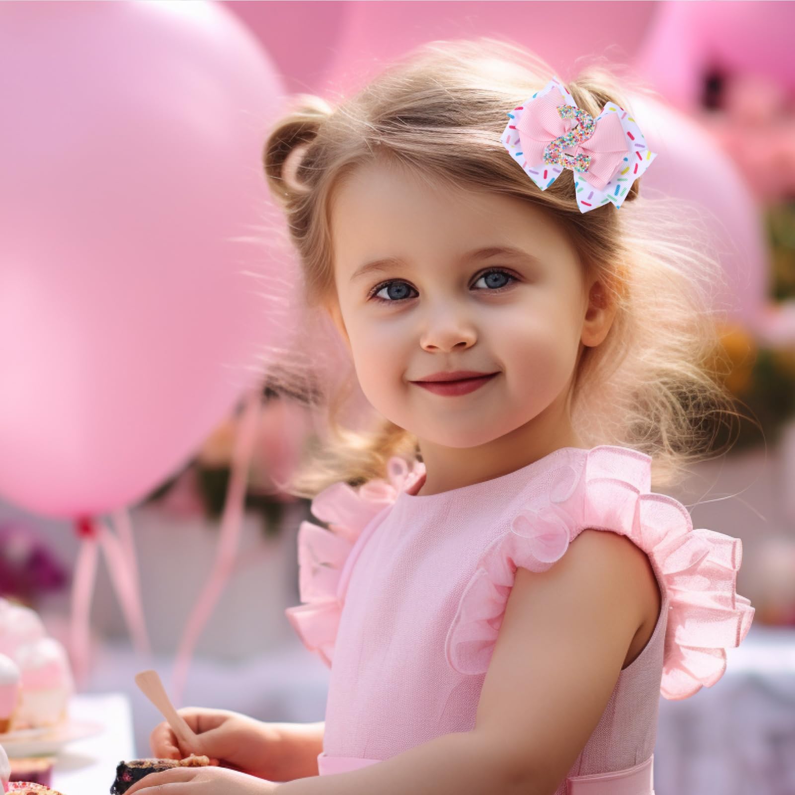 YONHTUTU donut ice-cream theme bow for cute outfits