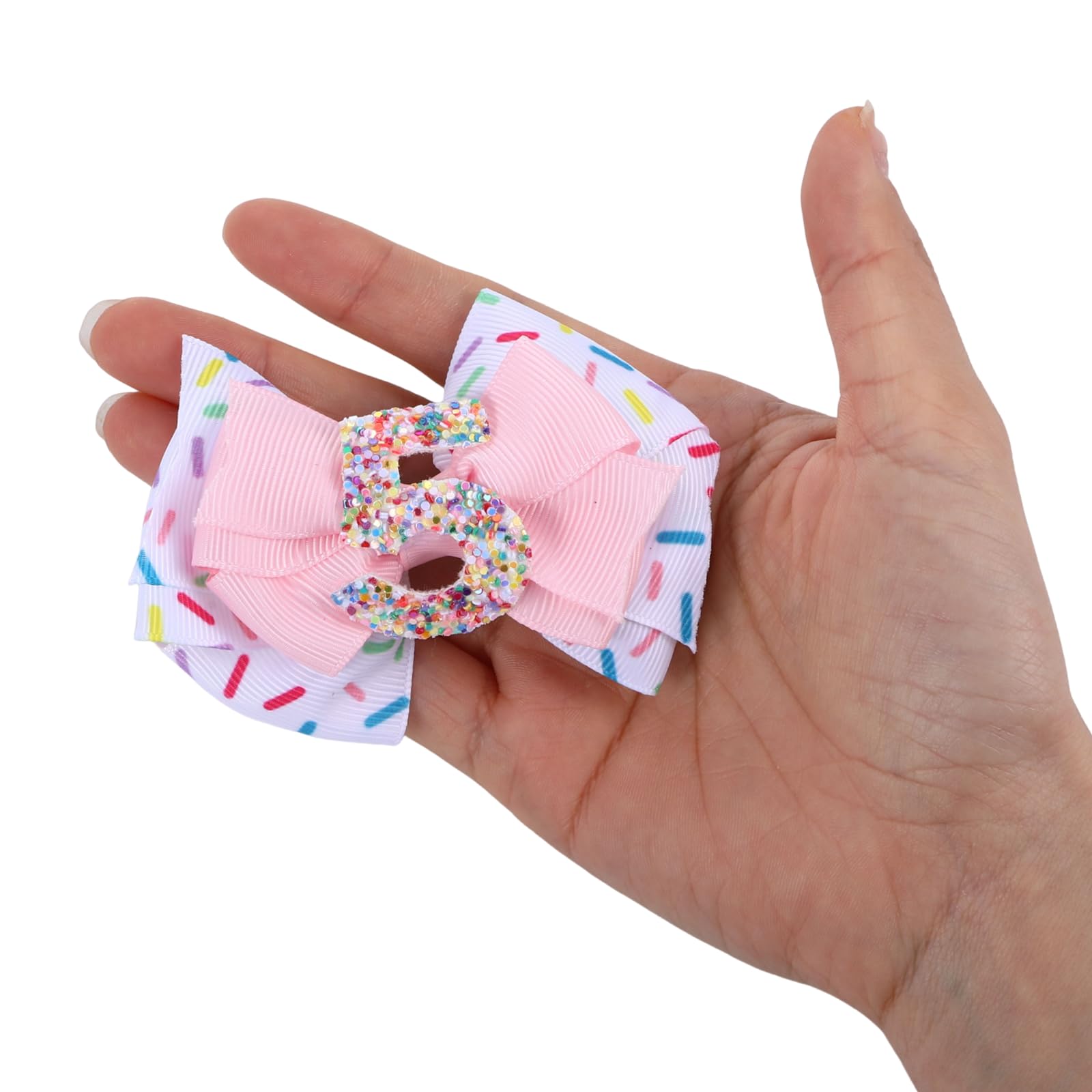 YONHTUTU soft ribbon bow on pink base, gentle for daily wear
