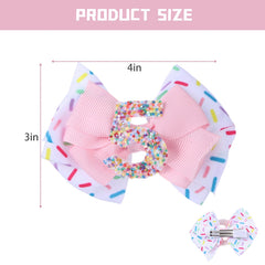 YONHTUTU sparkling-number bow for extra festive sparkle