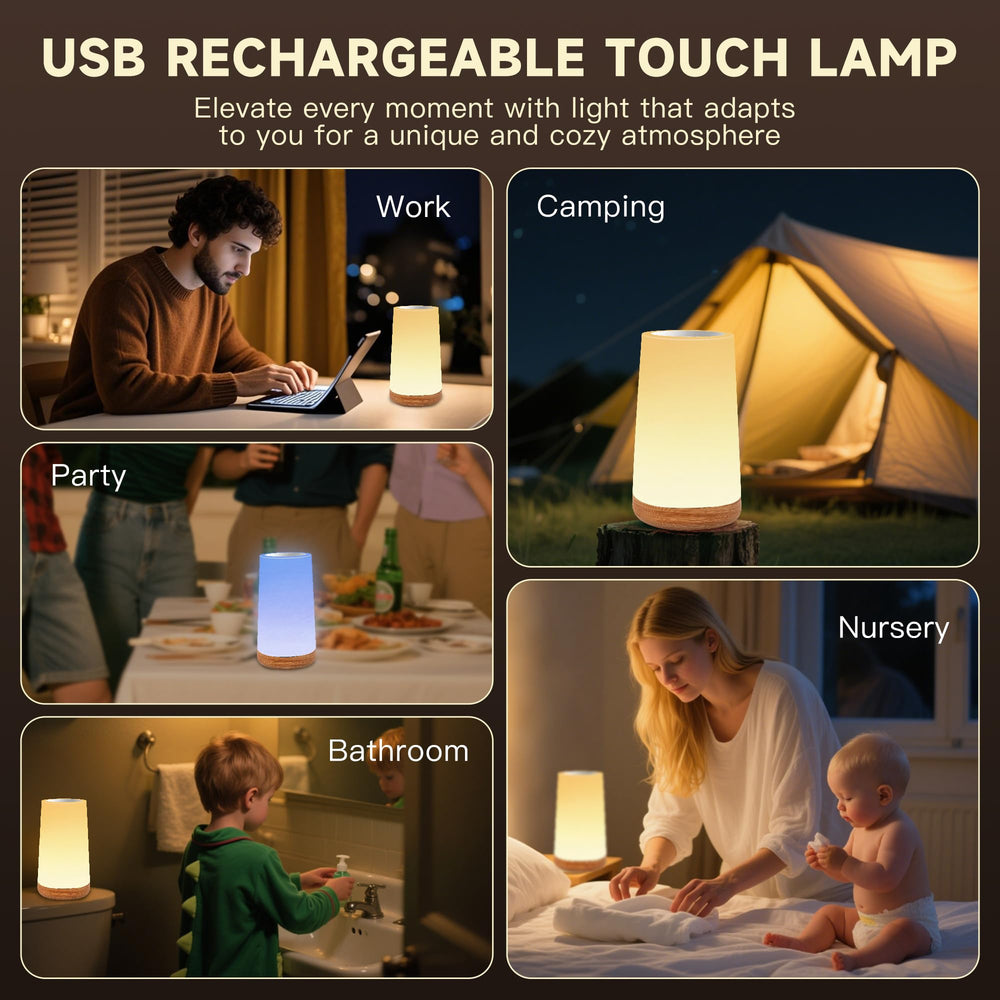 Yonito night light remembers last brightness and color setting.