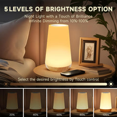 Yonito night light with remote control for convenient adjustments.