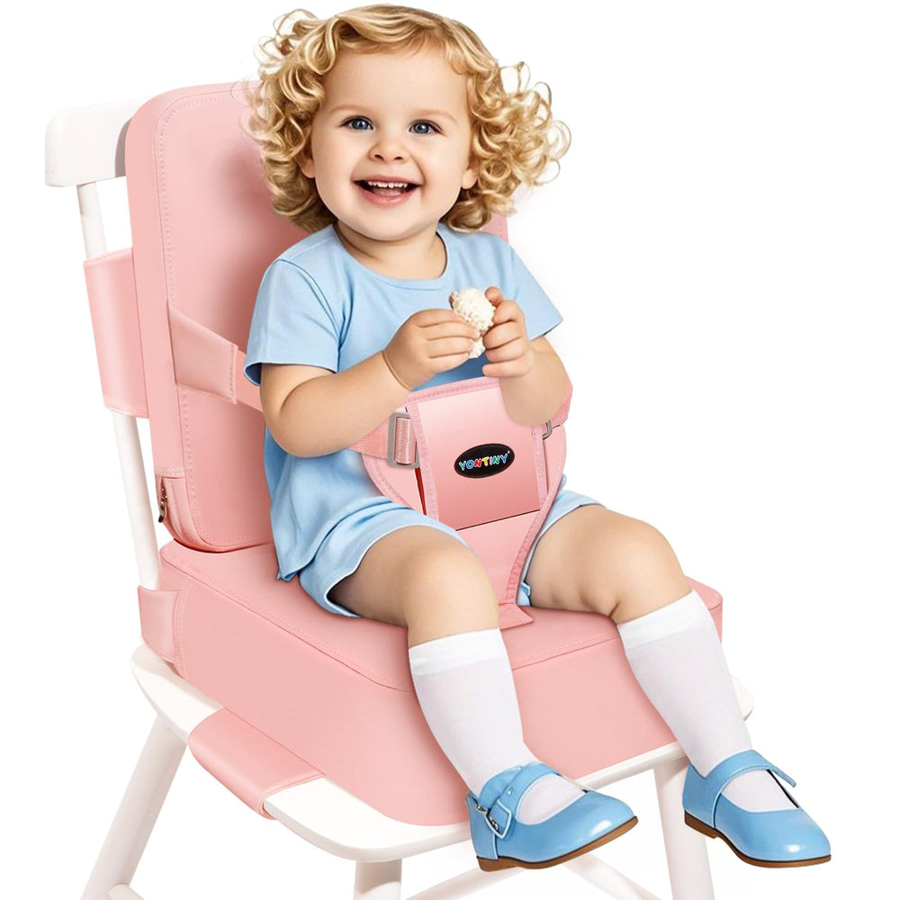 YONTINY toddler booster seat with removable backrest for easy family dining transition