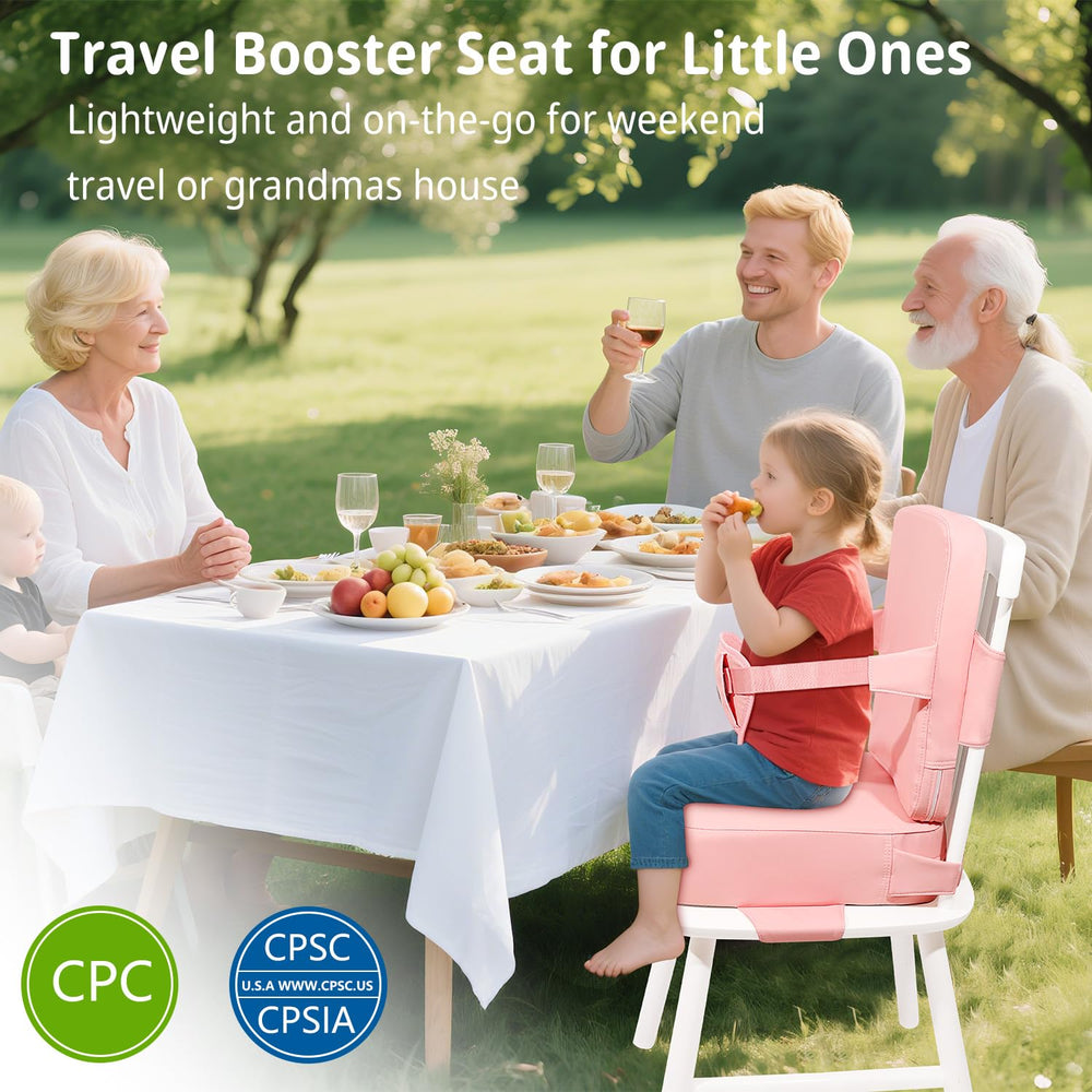 YONTINY booster seat cushion dimensions for proper fit at table