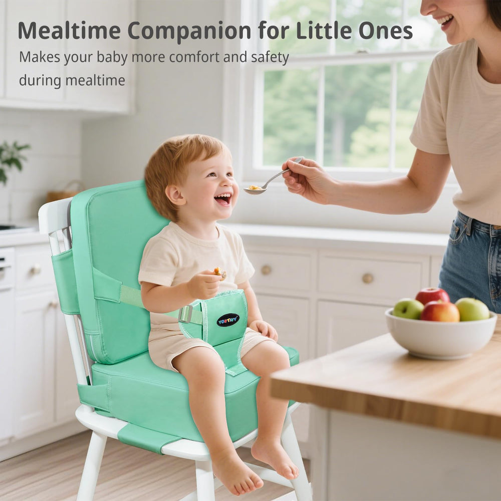 YONTINY booster seat non-slip base keeps seating steady during meals