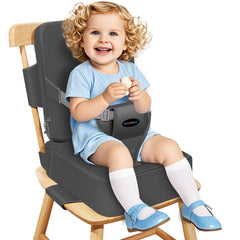 YONTINY booster seat with removable backrest on a dining chair for flexible seating