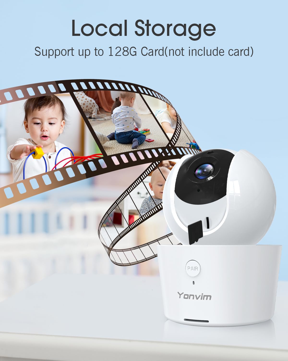 Yonvim secure cycle recording with local storage up to 128GB