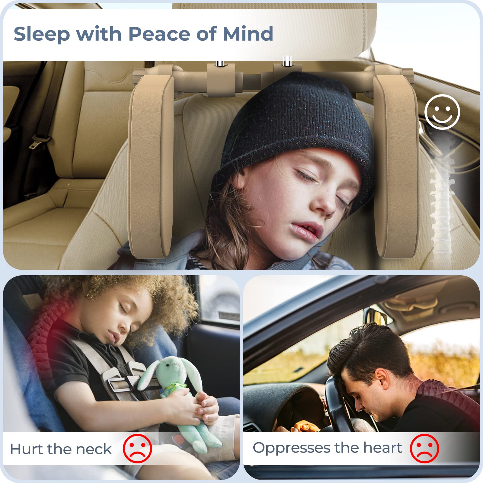 Yoocaa installation in minutes with no tools in family car.