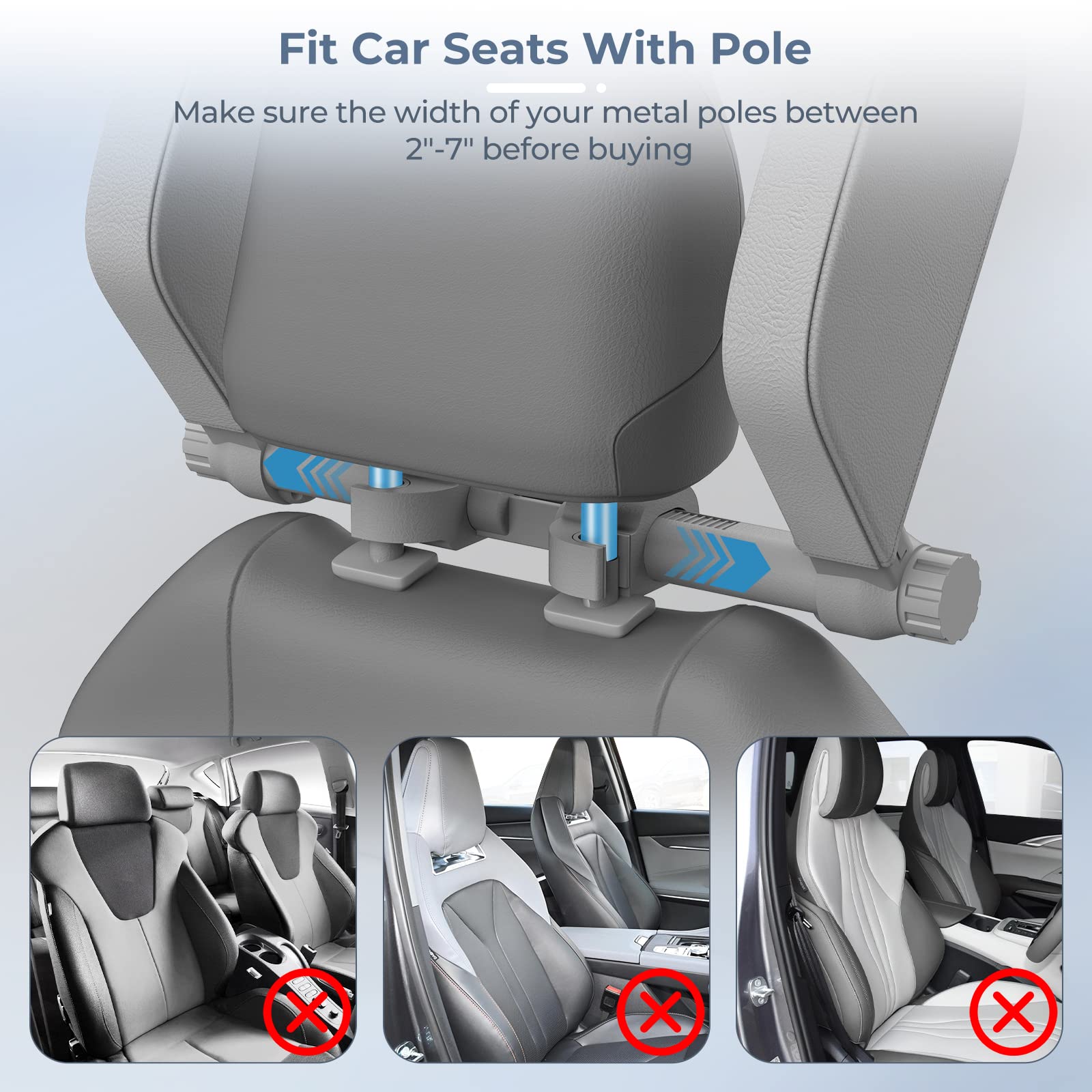 Yoocaa Road Pal in-car use supports both kids and adults during trips.