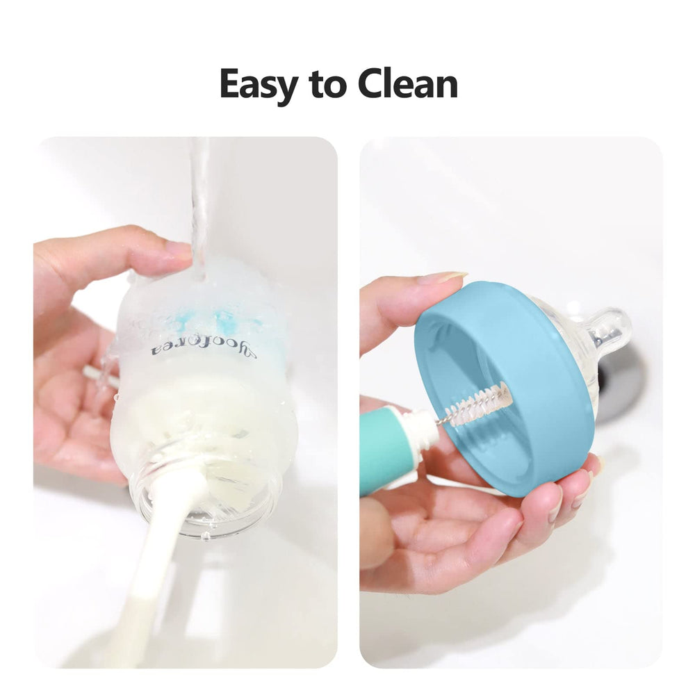 YOOFOREA dishwasher safe bottle for busy parents.