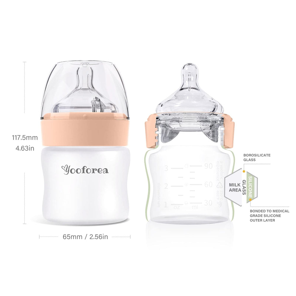 YOOFOREA borosilicate glass body resists odor and staining while staying sturdy.